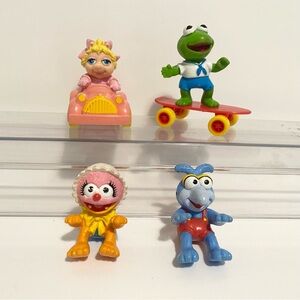 Vintage 1980s Muppet Babies McDonalds Toys Muppets Action Figure Lot Bundle 80s